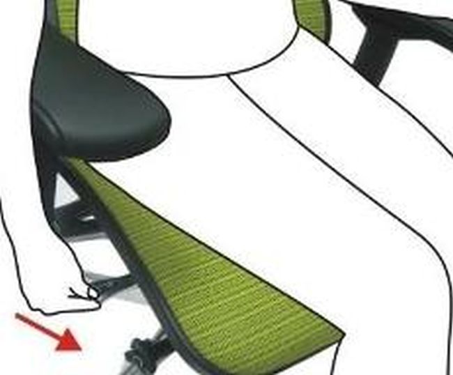 Fotel biurowy Ergohuman Plus z podstawk - joystick